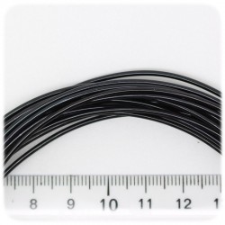6 MT - FILO ALLUMINIO NERO - CAVO DA MODELLARE 1,5 MM