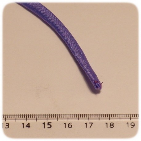 1 MT - FILO TUBOLARE LYCRA ELASTICIZZATO 5 MM - VIOLA