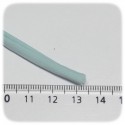 1 MT - FILO TUBOLARE LYCRA ELASTICIZZATO 5 MM - AZZURRO