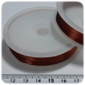 26 MT - FILO METALLICO IN OTTONE 0,3 MM - MARRONE