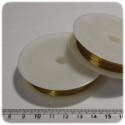 15 MT - FILO METALLICO IN OTTONE 0,3 MM - ORO