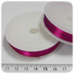 15 MT - FILO METALLICO IN OTTONE 0,3 MM - FUCSIA