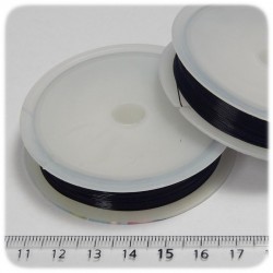15 MT - FILO METALLICO IN OTTONE 0,4 MM - NERO