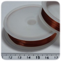 15 MT - FILO METALLICO IN OTTONE 0,4 MM - MARRONE