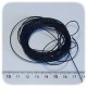 5 MT - FILO CORDA METALLICA 0,8 MM  - NERO