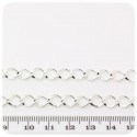 1 MT - CATENA ARGENTO 9X7 MM - CATENELLA METALLO BASE BRACCIALETTO E COLLANA