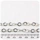 1 MT - CATENA METALLO 7X6 MM - CATENELLA METALLO BASE BRACCIALETTO E COLLANA