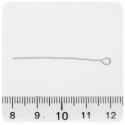 100 PZ - CHIODINI METALLO 40 MM - SPILLI OCCHIELLO
