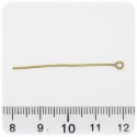 100 PZ - CHIODINI BRONZO 40 MM - SPILLI OCCHIELLO