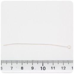100 PZ - CHIODINI ARGENTO 60 MM - SPILLI OCCHIELLO