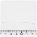 100 PZ - CHIODINI ARGENTO 60 MM - SPILLI OCCHIELLO