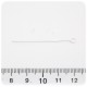 100 PZ - CHIODINI ARGENTO 40 MM - SPILLI OCCHIELLO