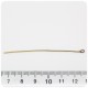 100 PZ - CHIODINI BRONZO 60 MM - SPILLI OCCHIELLO