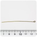 100 PZ - CHIODINI BRONZO 60 MM - SPILLI OCCHIELLO
