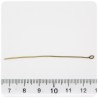 100 PZ - CHIODINI BRONZO 60 MM - SPILLI OCCHIELLO