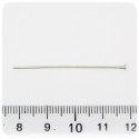 100 PZ - CHIODINI METALLO 40 MM - SPILLI TESTA PIATTA T