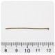 100 PZ - CHIODINI BRONZO 40 MM - SPILLI TESTA PIATTA T