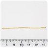 100 PZ - CHIODINI ORO 60 MM - SPILLI TESTA PIATTA T