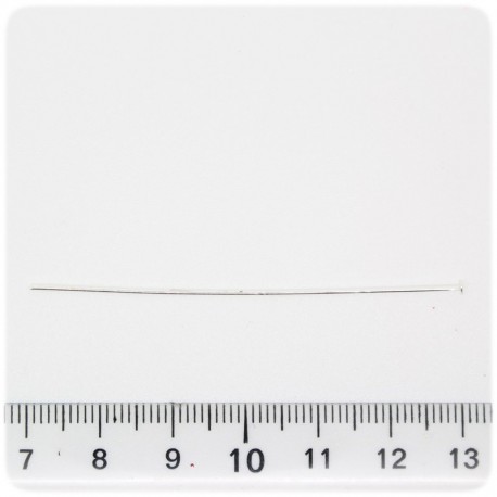 100 PZ - CHIODINI ARGENTO 60 MM - SPILLI TESTA PIATTA T