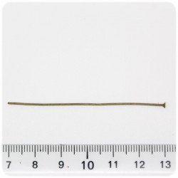 100 PZ - CHIODINI BRONZO 60 MM - SPILLI TESTA PIATTA T