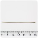 100 PZ - CHIODINI BRONZO 60 MM - SPILLI TESTA PIATTA T