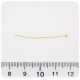 50 PZ - CHIODINI ORO 35 MM - SPILLI PALLINA