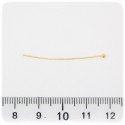 50 PZ - CHIODINI ORO 35 MM - SPILLI PALLINA