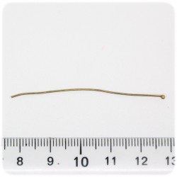 50 PZ - CHIODINI BRONZO 50 MM - SPILLI PALLINA