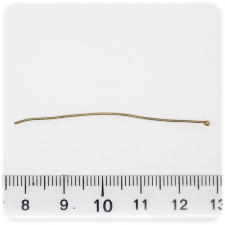 50 PZ - CHIODINI BRONZO 50 MM - SPILLI PALLINA