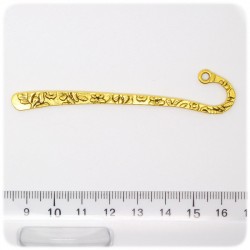 1 PZ - SEGNALIBRO DA DECORARE - ORO