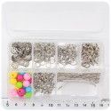1 PZ - BOX MINUTERIA METALLO - KIT MINUTAGLIA MIX IDEA REGALO