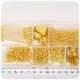 1 PZ - BOX MINUTERIA ORO - KIT MINUTAGLIA MIX IDEA REGALO