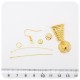 1 PZ - BOX MINUTERIA ORO - KIT MINUTAGLIA MIX IDEA REGALO
