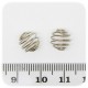 30 PZ - GABBIA METALLO - ACCESSORI PER PENDENTI SPIRALE METALLO PER PERLINE