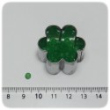 PERLINE TONDE ACRILICO CONTERIA 4 MM SATINATE - VERDE