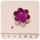 PERLINE TONDE ACRILICO CONTERIA 4 MM SATINATE - VIOLA