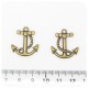 1 PZ - CIONDOLO BRONZO ANCORA - PENDENTE CHARM ARGENTO TIBETANO