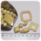PERLINE ACRILICO MARMORIZED MIX 8/30 MM - ORO GIALLO
