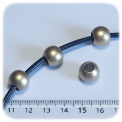 20 PZ - PERLINE ACRILICO TONDE 12 MM - ORO