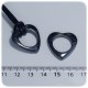 PERLINE PIETRA DURA EMATITE 23 MM - CUORE