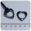 PERLINE PIETRA DURA EMATITE 23 MM - CUORE