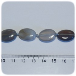 PERLINE PIETRA DURA AGATA 18 MM - OVALE