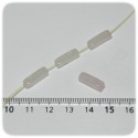 PERLINE PIETRA DURA QUARZO ROSA 13 MM - COLONNA
