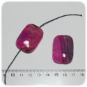 PERLINE PIETRA DURA AGATA 35X25 MM - RETTANGOLO