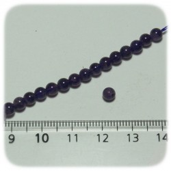PERLINE PIETRA DURA AMETISTA 4 MM - TONDO LISCIO