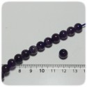 PERLINE PIETRA DURA AMETISTA 8 MM - TONDO LISCIO