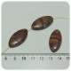 PERLINE PIETRA DURA DIASPRO 28 MM - OVALE LISCIO