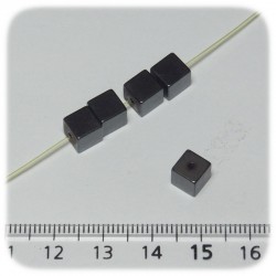 PERLINE PIETRA DURA EMATITE 6 MM - CUBO