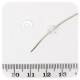 20 PZ - PERLE BICONO CLEAR - PERLINE VETRO SFACCETTATE 6 MM