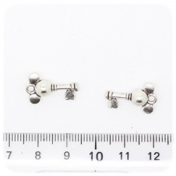1 PZ - CIONDOLO METALLO CHIAVE - PENDENTE METALLO CHARM ARGENTO TIBETANO